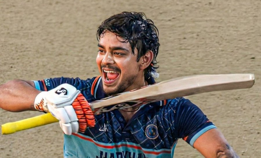 Ishan Kishan smashed a hundred in just 33 balls batting at No. 6 in the Vijay Hazare Trophy